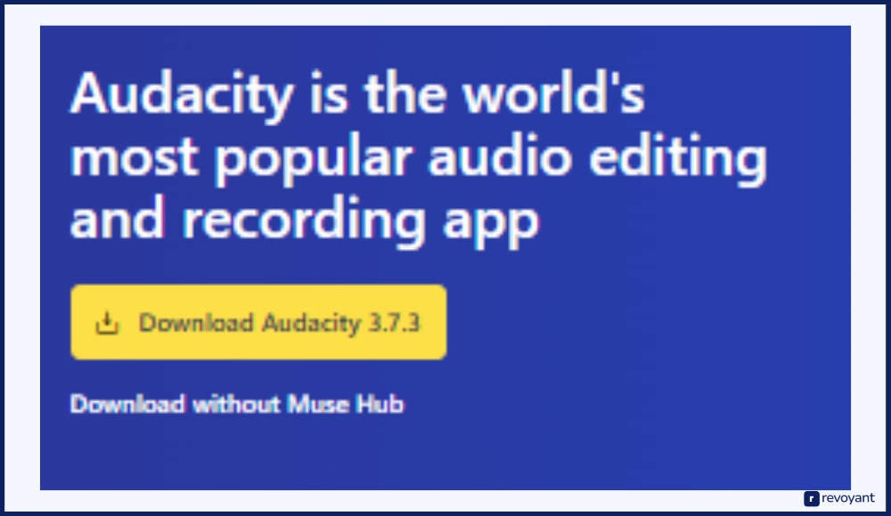 Audacity: Manual Voice Editing with Full Creative Control