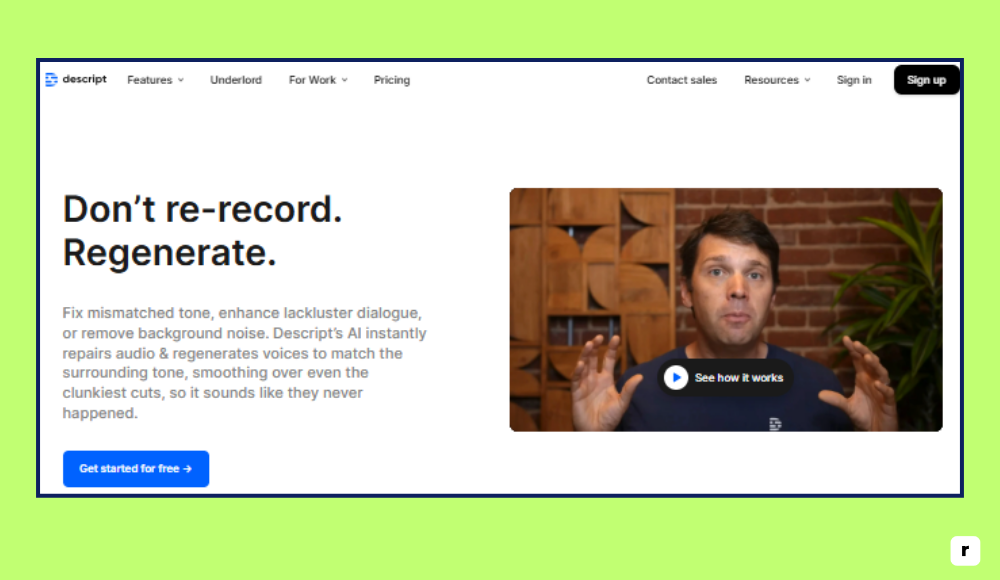 Descript (Overdub)