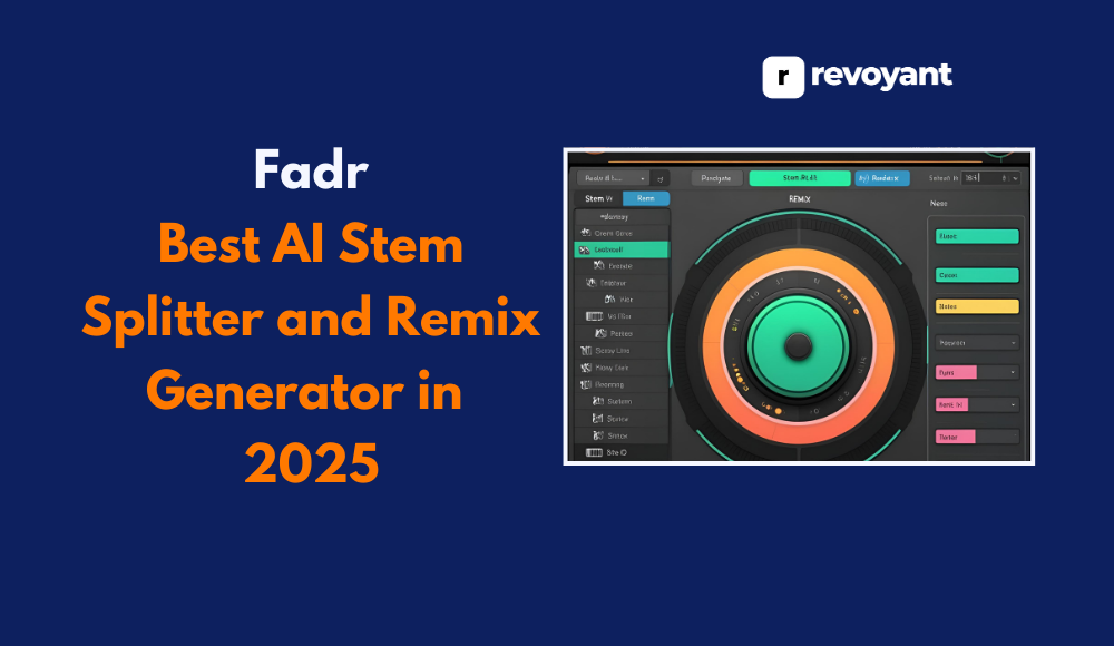Fadr Best AI Stem Splitter and Remix Generator in 2025