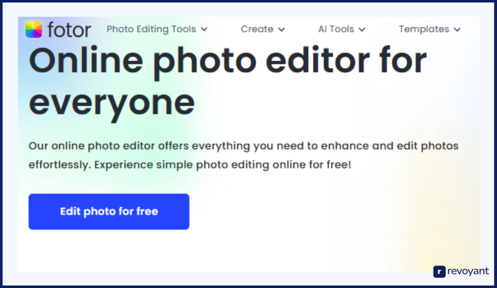 Fotor: All-in-One AI Photo Editing and Design Tool