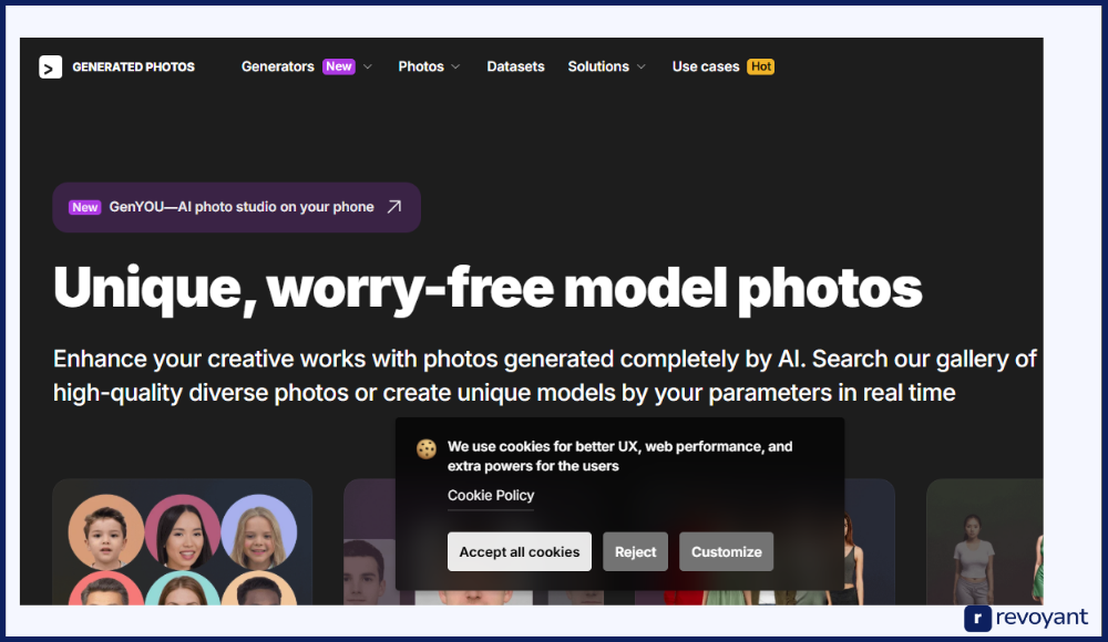 Generated Photos alternative for This person does not exists
