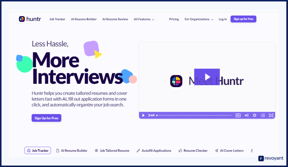 Huntr: Visual Job Tracking Made Simple