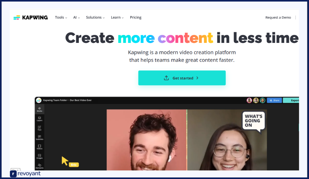 Kapwing: Cloud Video Editing with Team Collaboration