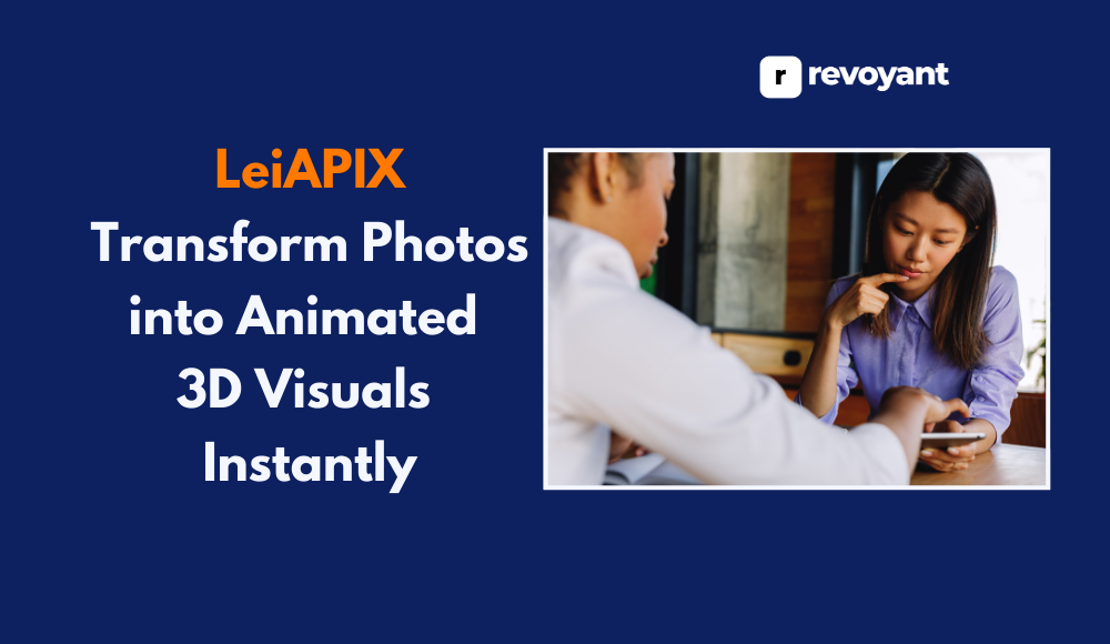 LeiAPIX_ Transform Photos into Animated 3D Visuals Instantly