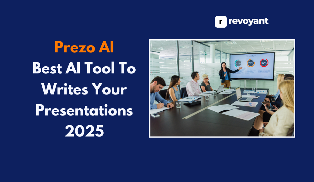 Prezo AI Best AI Tool To Writes Your Presentations 2025