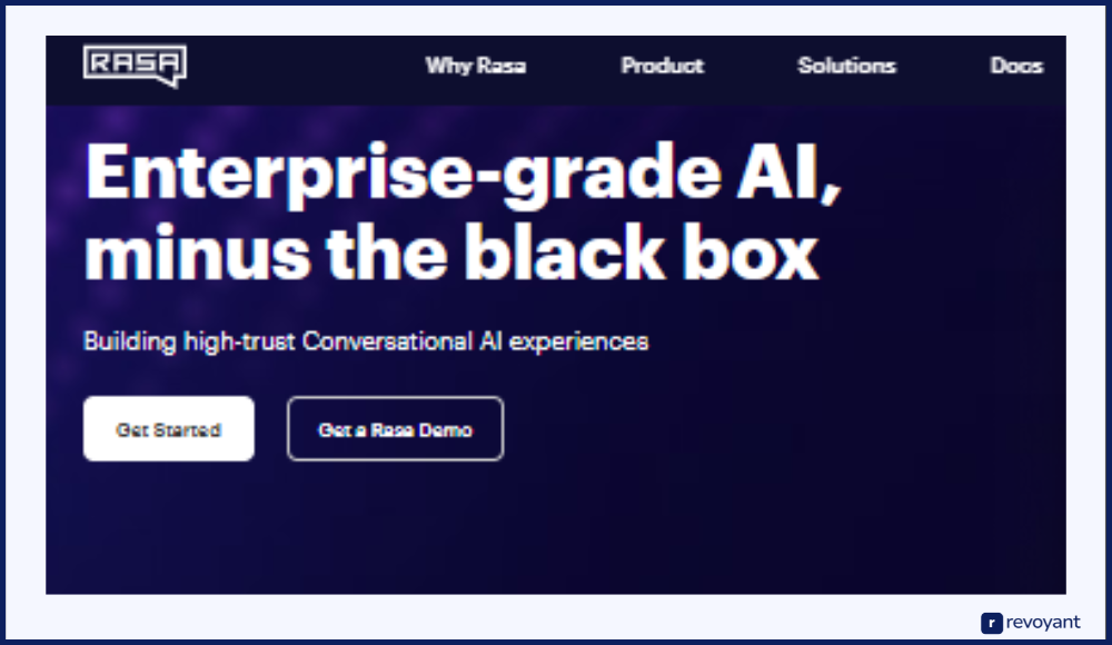 Rasa: Open-Source Platform for Custom Conversational AI Assistants
