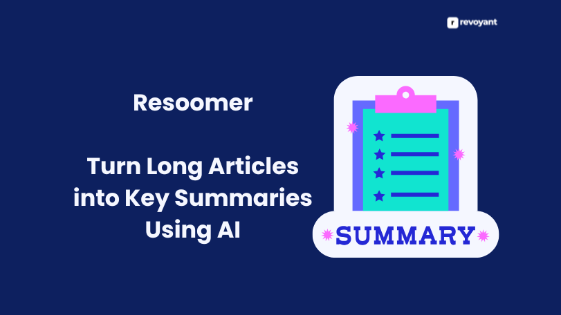 Resoomer: Turn Long Articles into Key Summaries Using AI