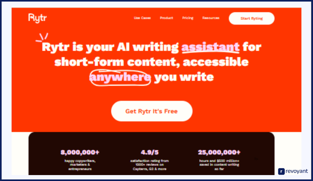 Rytr: Affordable AI Copywriting for Everyday Content Needs