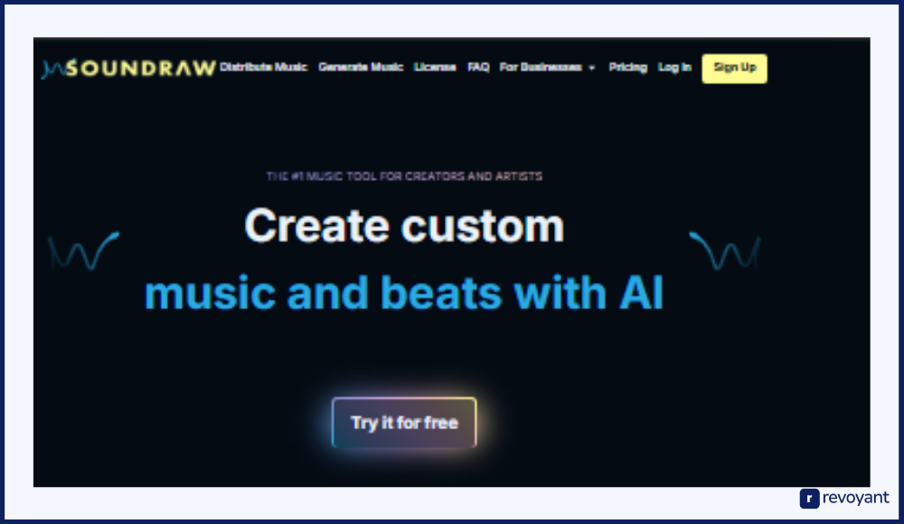 Soundraw - Customizable AI Music for Creators