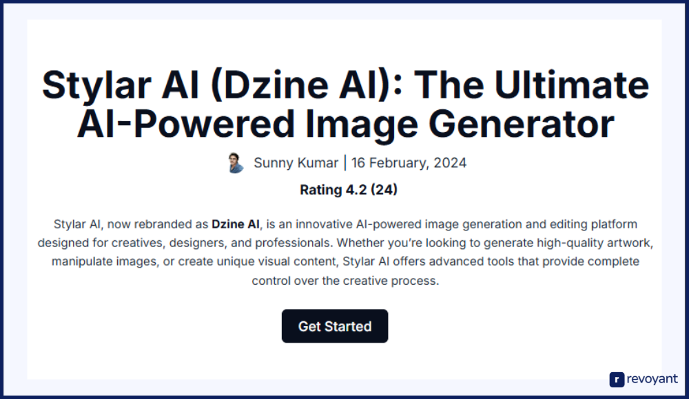  Stylar AI (Dzine)