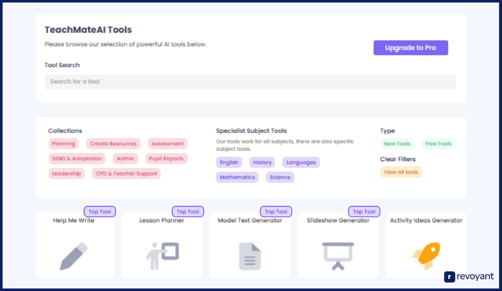 TeachMateAI: Automate Reports, Policies, and More with 130+ Teacher Tools