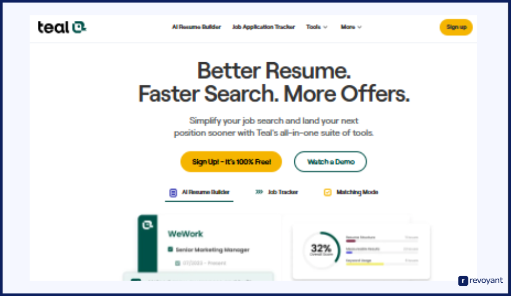 Teal: Structured Job Search and Resume Optimization