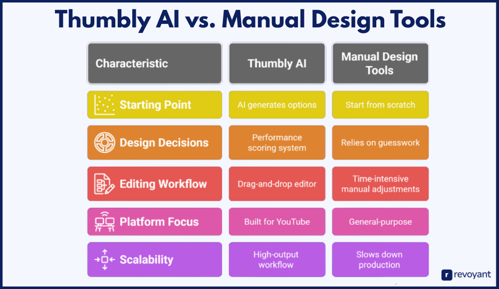 Thumbly AI vs. Canva/Photoshop: Faster, Smarter Thumbnails