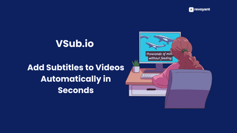 VSub.io - Add Subtitles to Videos Automatically in Seconds