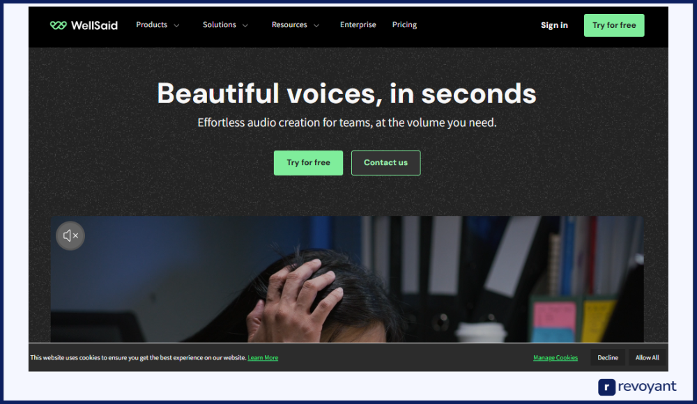 ElevenLabs AI Alternative- WellSaid Labs