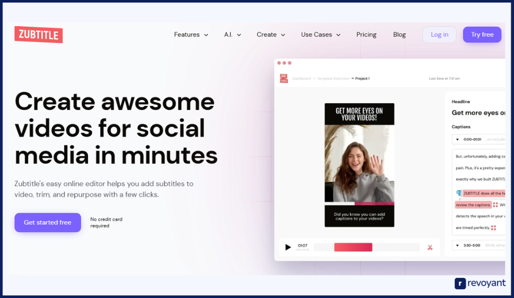 Zubtitle: Captions & Headlines for Social Video Posts