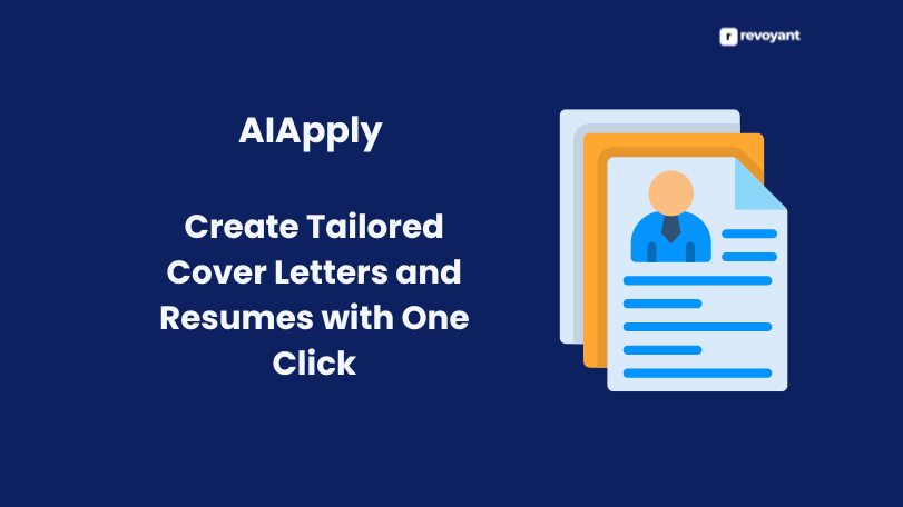 AIApply Create Tailored Cover Letters and Resumes with One Click