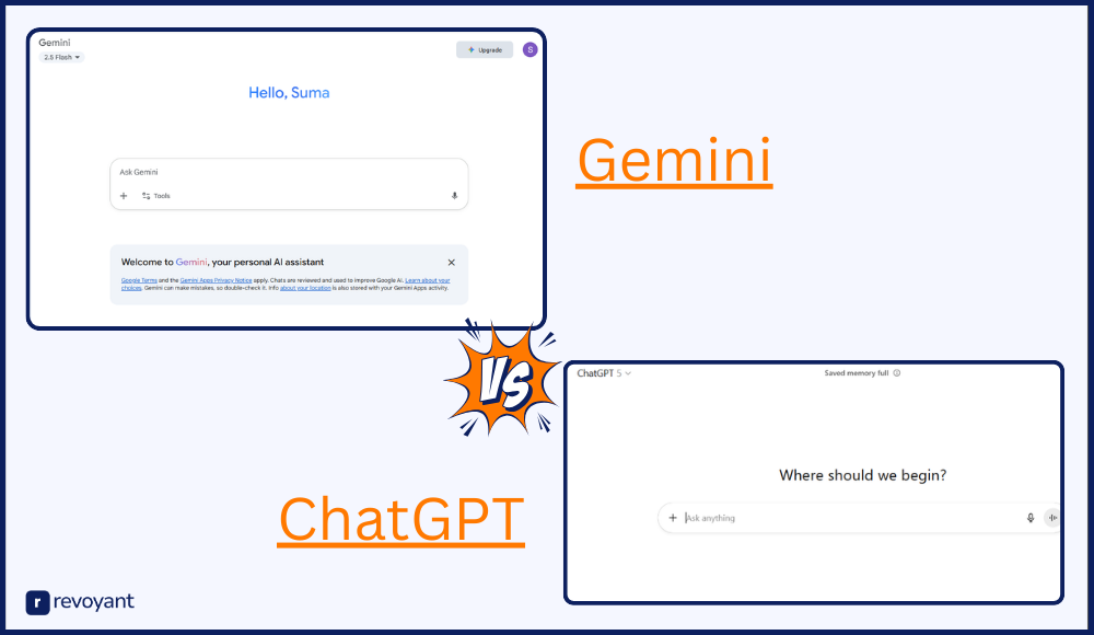 Gemini vs ChatGPT
